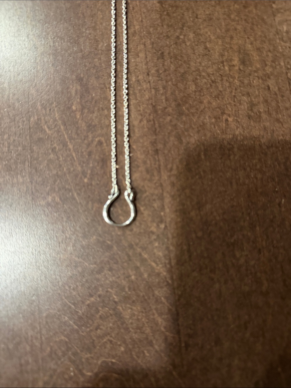 James Avery Silver Horseshoe Drop Necklace - Picture 2 of 2